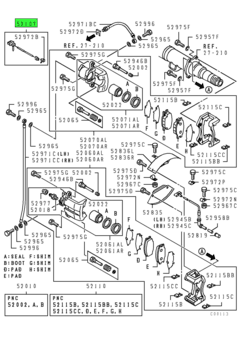 INDICATOR KIT,RR BRAKE PAD ELECTRIC 1