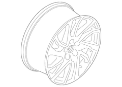 Wheel Rim 7.5J X 18 (Style 1)