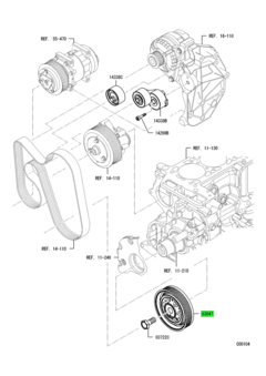 PULLEY,CRANKSHAFT 1