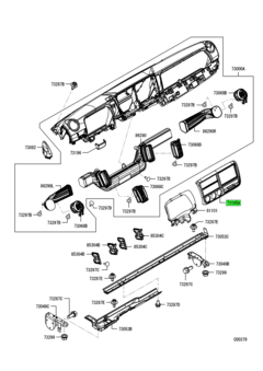 PANEL ASSY,INSTRUMENT,UPR CTR 1