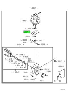 RETAINER,EXHAUST BRAKE CHAMBER 2