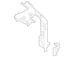 Body D-Pillar Side Panel - Left, Rear, Inner