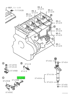 BOLT,FUEL INJECTION TUBE 1