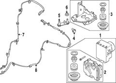 Abs Modulator Bracket - Front