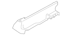 Seat Track Cover - Front, Driver