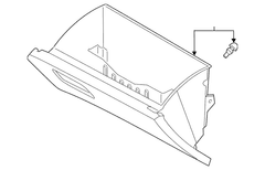 Glove Box Compartment Side - Passenger