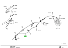 CABLE,PARKING BRAKE 1