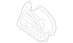 Dashboard Air Vent Louvre - Left, Outer