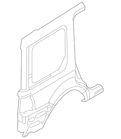Quarter Panel - Left, Outer (Extended Wagon)