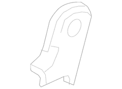 Seat Back Recliner Adjustment Mechanism Cover - Right, Rear