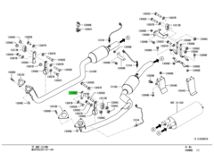 BRACKET,EXHAUST PIPE 1