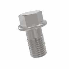 M16 x 15 x 42 Screw, DIN ISO 8992, Double Thread 9440.4