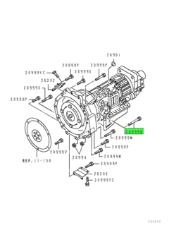 BOLT,T/M CONNECTING 1