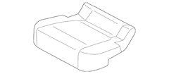 Seat Cover Cushion - Right, Rear (King Ranch)