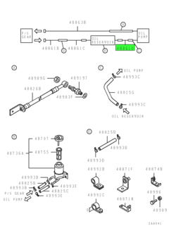 TUBE,P/S OIL RETURN 1