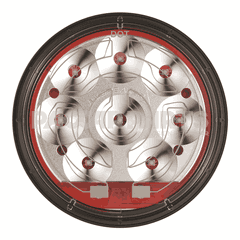 LIGHT-LED STT 234, 12/24V 4" RND DOT HTD