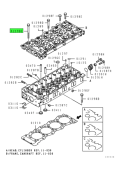 BOLT,CYLINDER HEAD 1