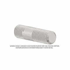 Stud M10 x 1.5 x 39 mm for S60 14L DDEC V EPA04