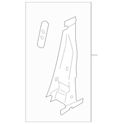 Body B-Pillar - Right, Inner (Convertible)