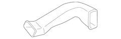 Instrument Panel Air Duct - Right