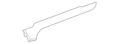 Instrument Panel Molding - Right (TRAIL)