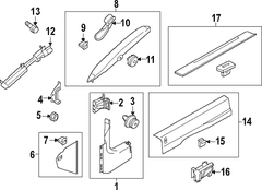 COUPE Plate Scuff Door Sill <br>Door Step cover Trim - Left, Front (CONVERTIBLE, Coupe)