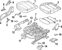 Seat Trim Panel Shield - Front