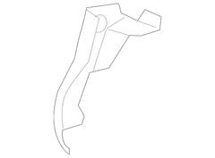 Seat Back Recliner Adjustment Mechanism Cover Latch - Rear, Inner
