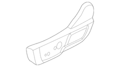 Seat Frame Trim Panel Shield - Front