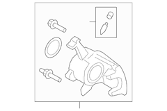 Disc Brake Caliper - Right, Rear