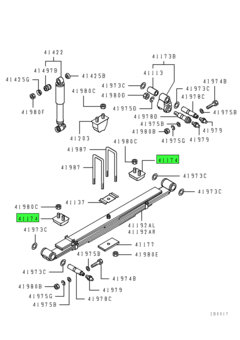 SEAT,RR SUSP SPRING SLIDE 1