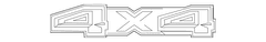 Truck Bed Decal Nameplate