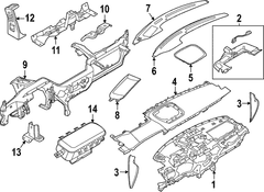 Instrument Panel Side Cover - Left