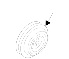 Air Conditioning (A/C) Compressor Clutch - Center
