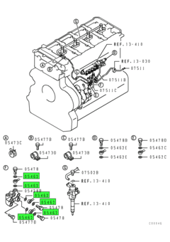 GASKET,FUEL LINE 2