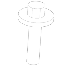 Hex Head Bolt And Washer - M14 X 52MM 2.0L (AT)