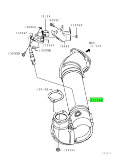 PIPE,EXHAUST,FR 1