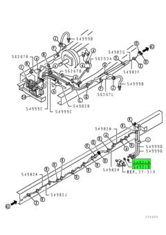 GASKET,CLUTCH FLUID LINE 1