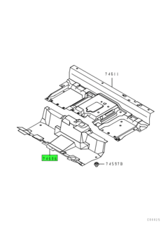 MAT,CAB FLOOR,LWR 1