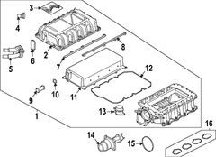 Supercharger Cover Tube gasket - 5.2L