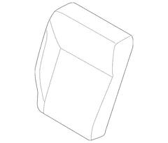 Seat Back Cushion Cover - Right, Rear (SE)