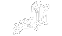 Instrument Panel Storage Compartment Bracket Support - Passenger