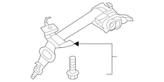 Seat Belt Lap and Shoulder - Rear, Center (Extended Wagon)