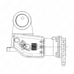 Valve and Actuator Assembly EGR Pneumatic Valve Series 60