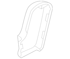 Seat Latch Cover Shield - Right, Rear, Outer