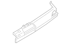 Instrument Panel Cover Onyx and Trim - Right, Outer