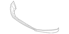 Valance Panel Reinforcement Air deflector - Front, Lower (Spoiler)