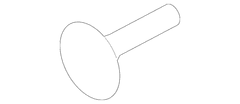 Crew Cab Retainer Trim Panel (REGULAR CAB)