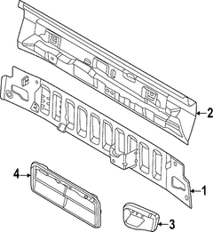 Grille Air - Right, Rear, Inlet