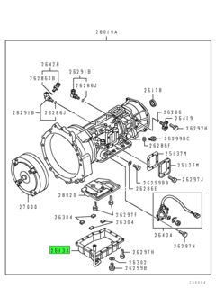 OIL PAN,A/T CASE 1